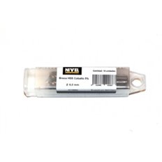 Broca Metal Rectificada Hss 06Mm 057/093 Mm 338N 5%Cobalto Dorado 135º Nivel