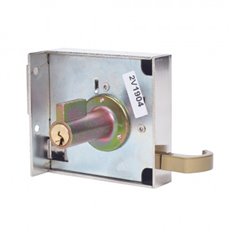 Cerradura Sobreponer 80X48Mm 12580Dhn Hierro Niquelado Picaporte/Palanca Derecha Yale