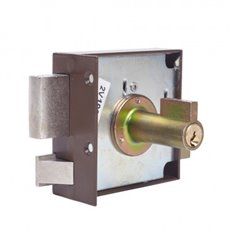 Cerradura Sobreponer 80X48Mm 12580Dhp Hierro Pintado Picaporte/Palanca Derecha Yale