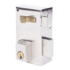 Cerradura Sobreponer 60X35Mm 56A60Dhn Hierro Niquel Picaporte/Palanca Derecha Yale