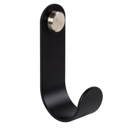 Gancho Boton Inox Negro Nesu