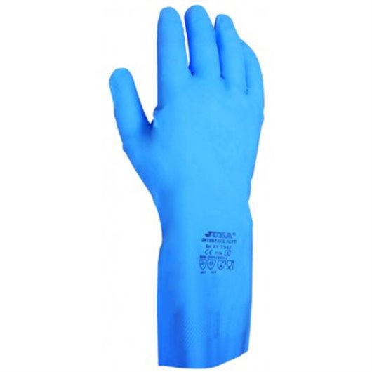 Guante Nitrilo Azul Satinado Talla 7 Juba