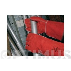 Guante Soldador  Xl10 Soldador ador Serraje Rojo Juba