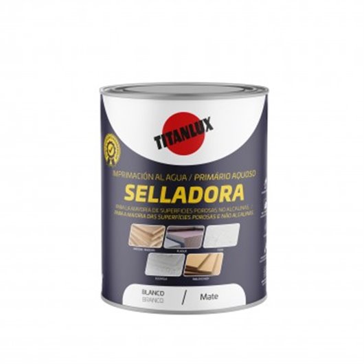 Imprimacion Selladora Al Agua 750 Ml Blanco Titanlux