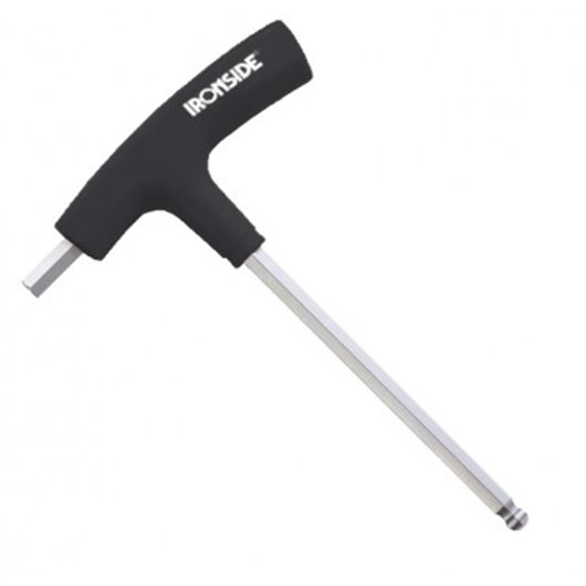 Llave Allen Mango En "T" Punta Larga Con Bola 4 Mm, 113 Mm, 2 Puntas Ironside