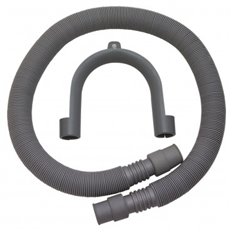 Manguera Extensible Descarga Lavadora Con Curva 0,60- 2 M H2O