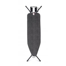 Tabla Planchar 124X38Cm Denim Negra Brabantia