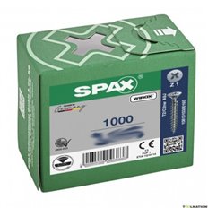 Tornillo Madera Cabeza Plana Pozi Cincado Caja Profesional 4,5 X 40 500 Uds Spax
