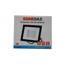 Proyector Led Plano 70 W Ip65 7500Lm 6500K Sonedas