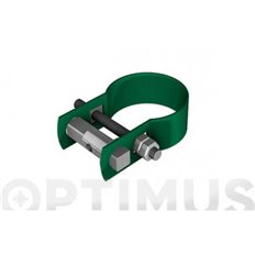 Abrazadera Tensor Plastificada Verde Montada 48Mm 25Uds Torres