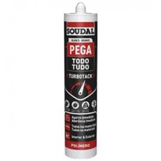 Adhesivo Montaje Pega Todo Turbotack 290 Ml Blanco Soudal