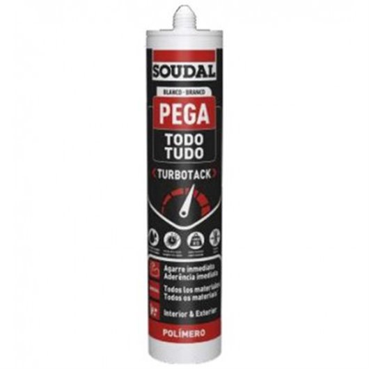 Adhesivo Montaje Pega Todo Turbotack 290 Ml Blanco Soudal