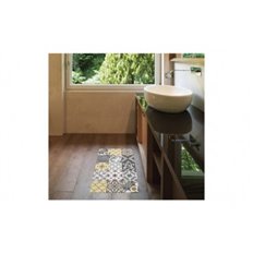 Alfombra Vinilica Croma 45X75 Cm Patch Gris Ambar Stor Planet