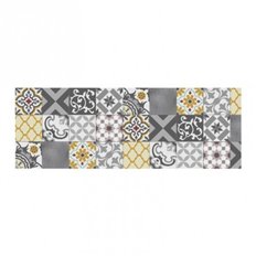 Alfombra Vinilica Croma 50X140 Cm Patch Gris Ambar Stor Planet