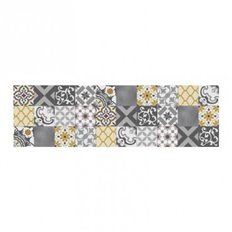 Alfombra Vinilica Croma 60X200 Cm Patch Gris Ambar Stor Planet
