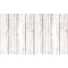 Alfombra Vinilica Estampada Madera Blanca 45X75Cm Stor Planet