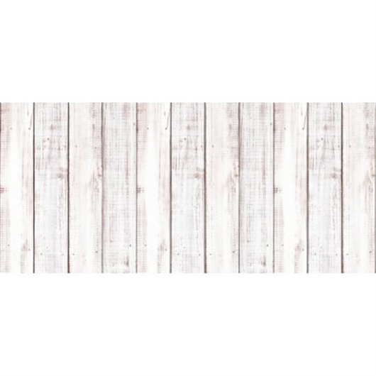 Alfombra Vinilica Estampada Madera Blanca 50X110Cm Stor Planet