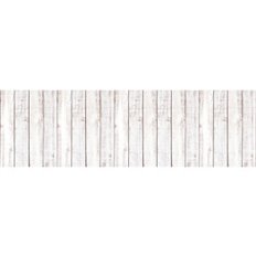 Alfombra Vinilica Estampada Madera Blanca 60X200Cm Stor Planet