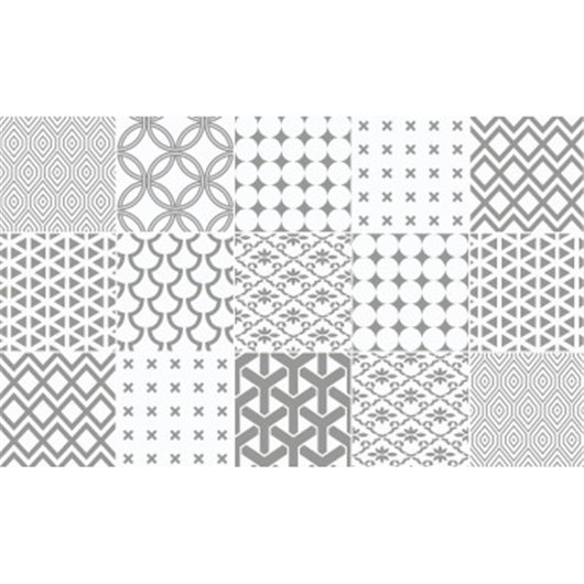 Alfombra Vinilica Estampada Patch Textil 45X75Cm Stor Planet