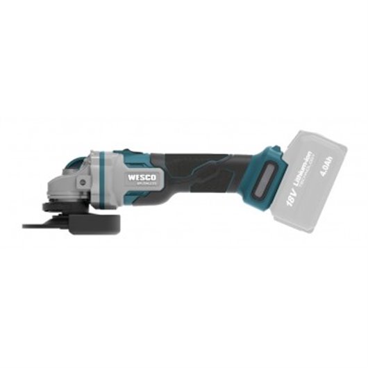 Amoladora Bateria 125Mm 4.0 Ah 18V + Cargador Wesco