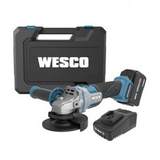 Amoladora Bateria 125Mm 4.0 Ah 18V + Cargador Wesco