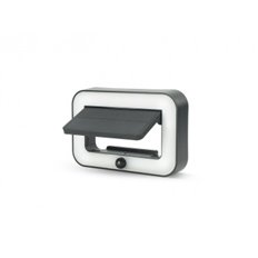 Aplique Led Solar Nariga 500 Lumenes Ip54 4000K 100 Bateria Reemp. 25M2 3 Modos De Uso Garza