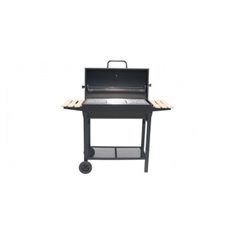 Barbacoa Carbon Barril Dos Mesas Auxiliares 120X53X102Cm Natuur
