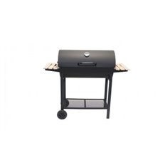 Barbacoa Carbon Barril Dos Mesas Auxiliares 120X53X102Cm Natuur