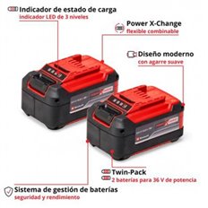 Bateria 18V 5,2Ah Kit 2 Uds Pxc-Twinpac