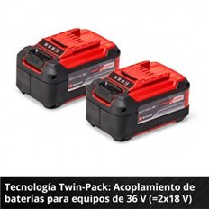 Bateria 18V 5,2Ah Kit 2 Uds Pxc-Twinpac