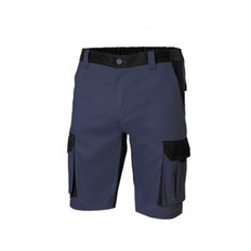 Bermuda Poliester / Algodon 200 Gr Solid Match Navy / Negro Talla 44 Velilla