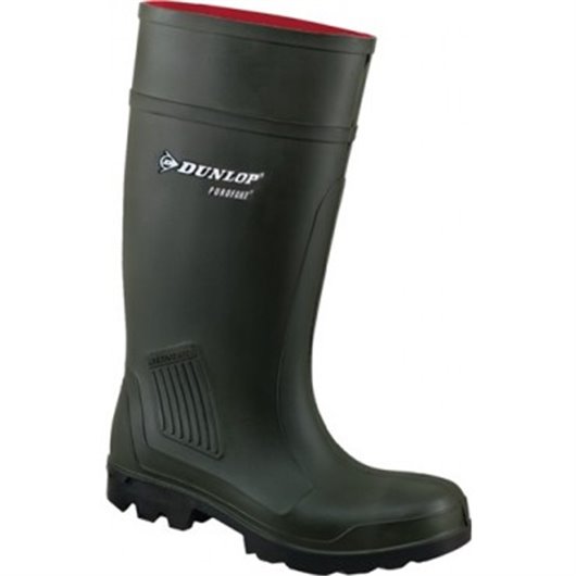 Bota Agua Seguridad S5 Purofort Verde Talla 47 Dunlop