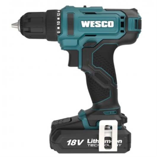 Taladro Atornillador 18V 30Nm Bateria 2.0Ah Cargador Tipo C Wesco