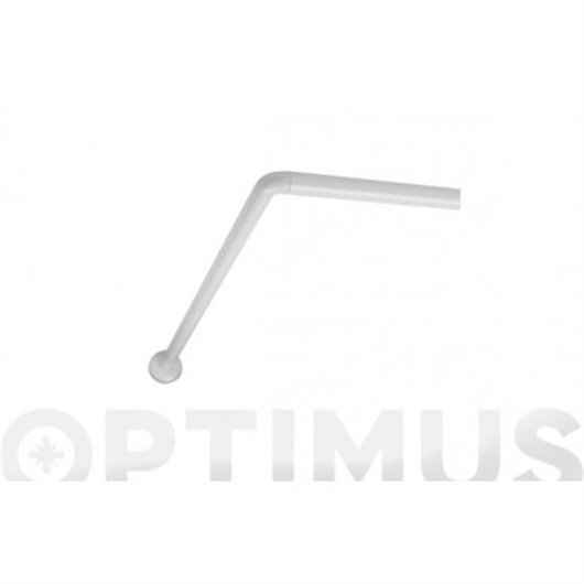 Barra Ducha Cortina Curva Blanco 80 X 100 Cm Tatay
