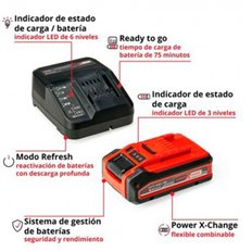 Cargador+Bateria Kit Power-X 18V + 18V 4.0 Ah Plus Starter