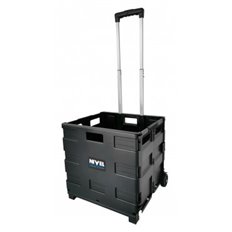 Carro Caja Plegable Negro 42 X 37 X 40,5 Cm Nivel
