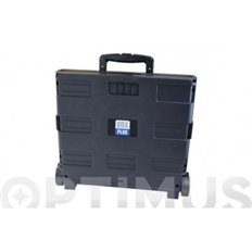 Carro Caja Plegable Negro 42 X 37 X 40,5 Cm Nivel