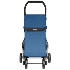 Carro Compra 4 Ruedas Muuvi Plegable Azul-Aluminio Duett