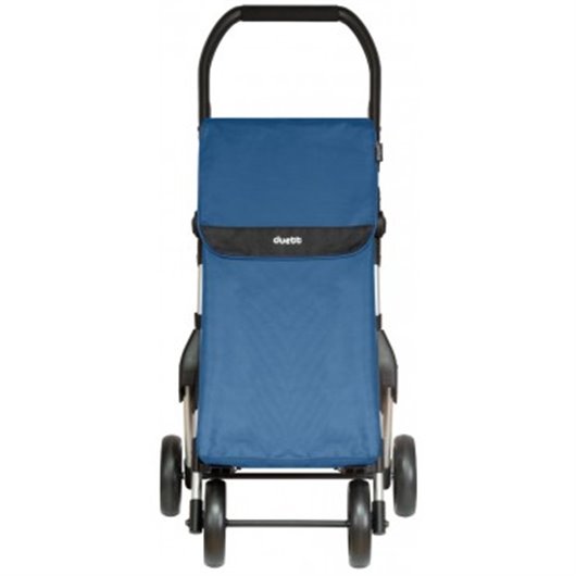 Carro Compra 4 Ruedas Muuvi Plegable Azul-Aluminio Duett