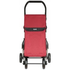 Carro Compra 4 Ruedas Muuvi Plegable Granate-Aluminio Duett