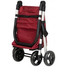 Carro Compra 4 Ruedas Muuvi Plegable Granate-Aluminio Duett