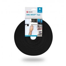 Cinta Reutilizable Velcro One-Wrap 25 M X 20 Mm Negro