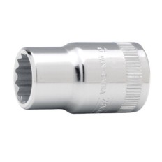 Llave Vaso Bihexagonal 1/2"-32Mm Clip Cromo Vanadio 