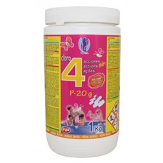 Cloro 4 Acciones P20 G Para Minipiscina 1Kg Hipool - Pqs