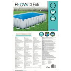 Cobertor Solar Para Piscina Rectangular 732X366 Y 640X274 Cm Bestway