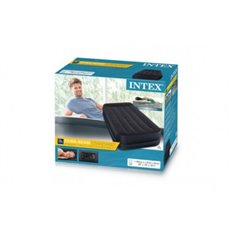 Colchon Cama Hinchable Individual Fiber Tech 99X191X42 Cm + Inflador Electrico Intex
