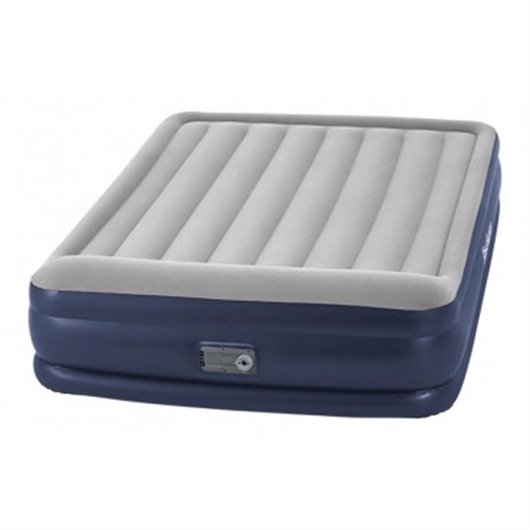 Colchon Cama Hinchable Doble Trichet 203X152X46 Cm + Inflador Electrico Bestway