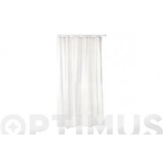 Cortina Bao Poliester Blanco 140 X 200 Cm Con Anillas Tatay