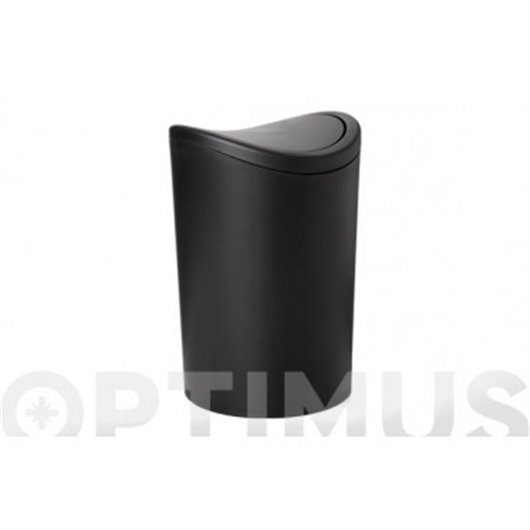 Cubo Bao Basculante Negro 6 L Tatay