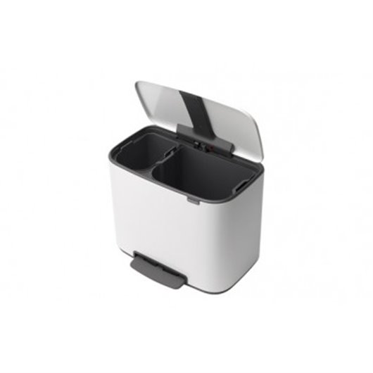 Cubo Bo Pedal Bin Blanco 11+23 L Brabantia